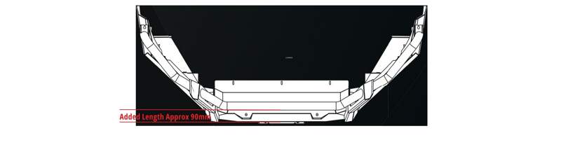 Raxar No Loop Bull Bar for Mitsubishi Pajero Sport QF